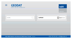 Desktop Screenshot of geodat.ch
